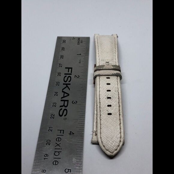 Michael Kors Watch Full 2 Piece Band 18mm Use For Parts Clasp Leather Cc72 - Picture 1 of 8